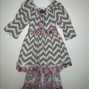 Mustard pie 2 piece outfit size 5